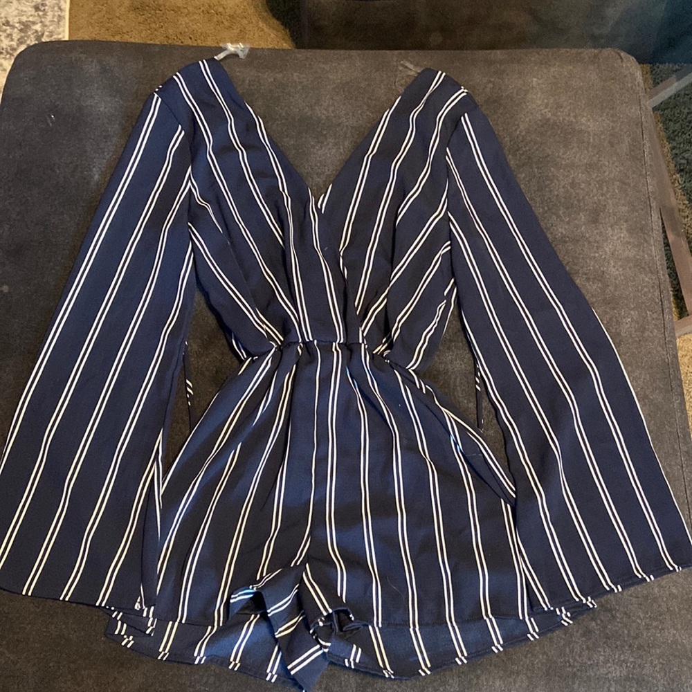 Open back romper